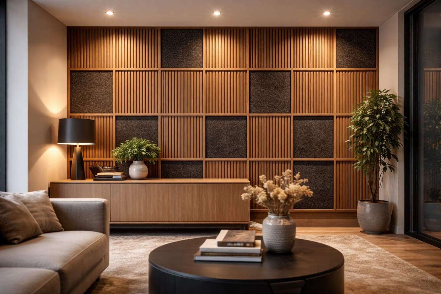 Acoustic Grid 05 modern duvar paneli gorseli